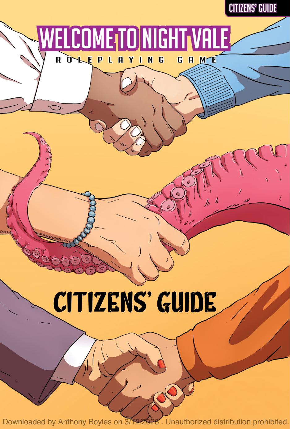 Welcome to Night Vale Citizens Guide