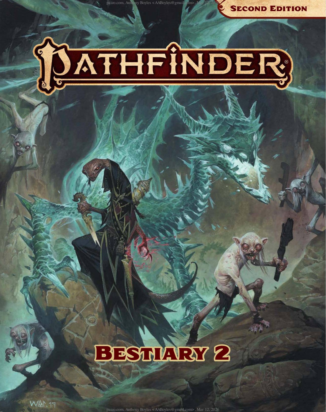 Pathfinder Bestiary 2